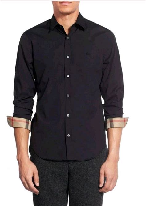 burberry mens long sleeve button down|Burberry button up men's.